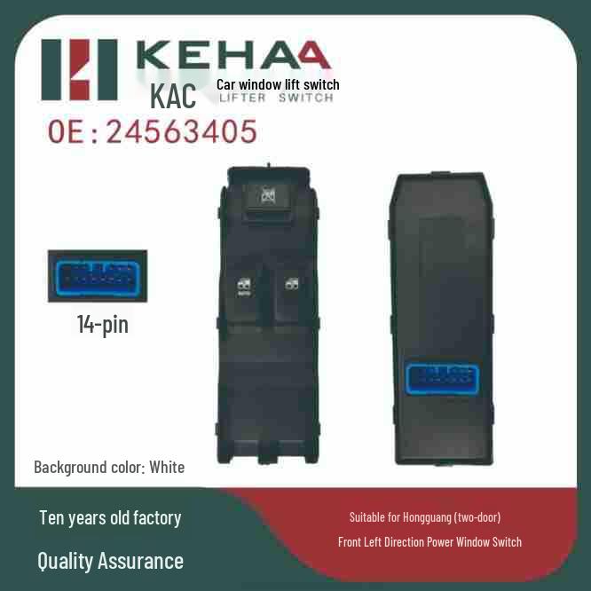 24563405 Compatible Front Left Electric Window Switch for Hongguang 0348 Electric