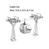 World Architecture Ii 3D Metal Puzzle Model Diy Laser Cut Jigsaw Model For Adult Kid Educational Toys Desktop Decoration