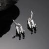 1 Pair Of Personalized Men's Fashionable Earrings, Trendy Men's Simple Hook Detachable