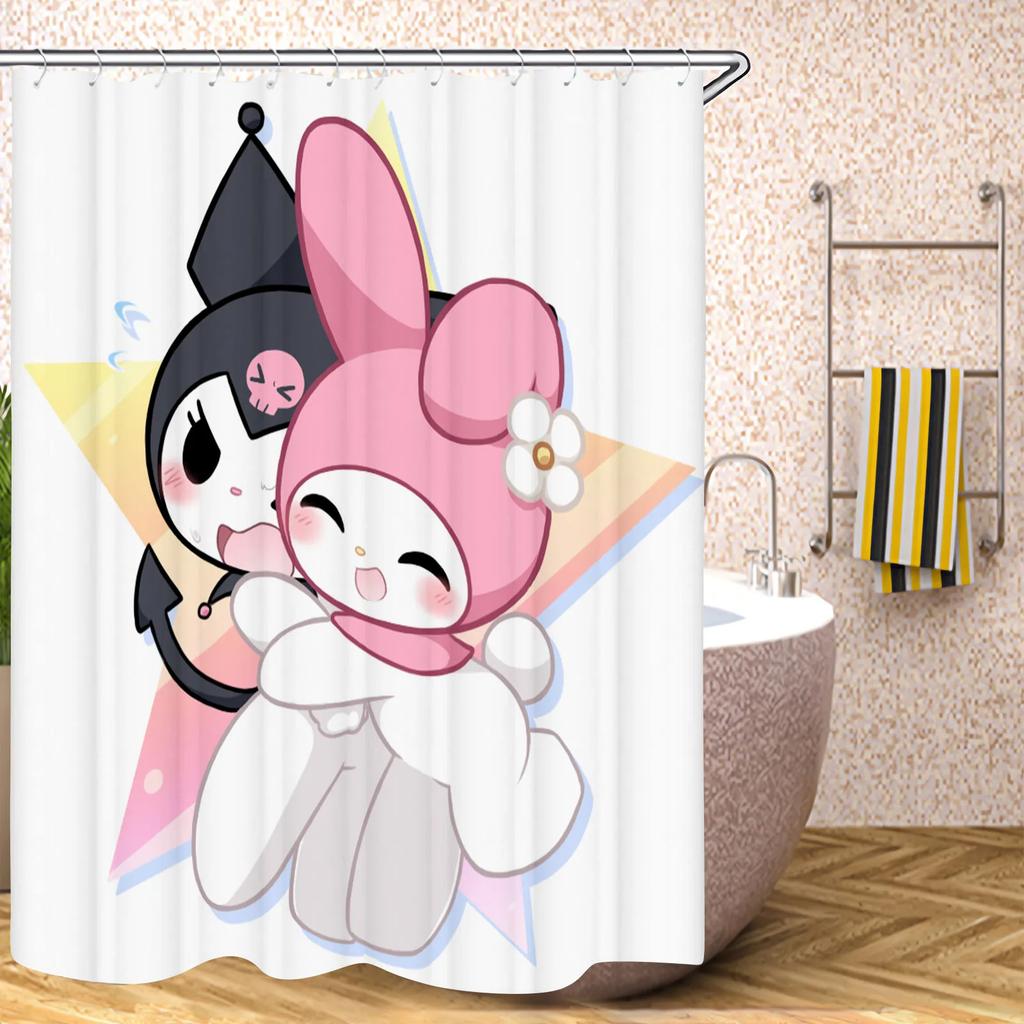 Accessori da Bagno Sanrio Set Tende Doccia Set Completo Tende di Lusso da Bagno Impermeabili
