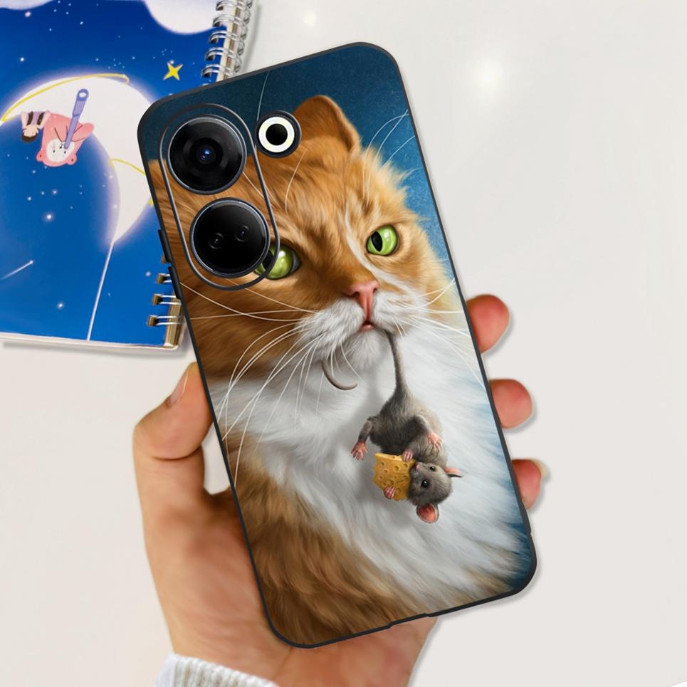 

Cartoon Painting Cover For Tecno Camon 20 Premier CK9n Case Camon 20 Pro 4G 5G CK6 CK7n Camon20 Back Cover Soft Matte Silicone Camon 20 Pro 5G