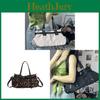 Pu Leopard Print Large Capacity Travel Bag For Women With Zipper Closure And Inner Card Pocket