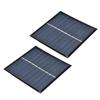 2Pcs Mini Solar Panel Portable Encapsulated Cell Epoxy Flexible DIY Use 0.7W 5V 0‑140mA
