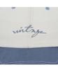 Padeu Washed Ball Cap Cream/Blue