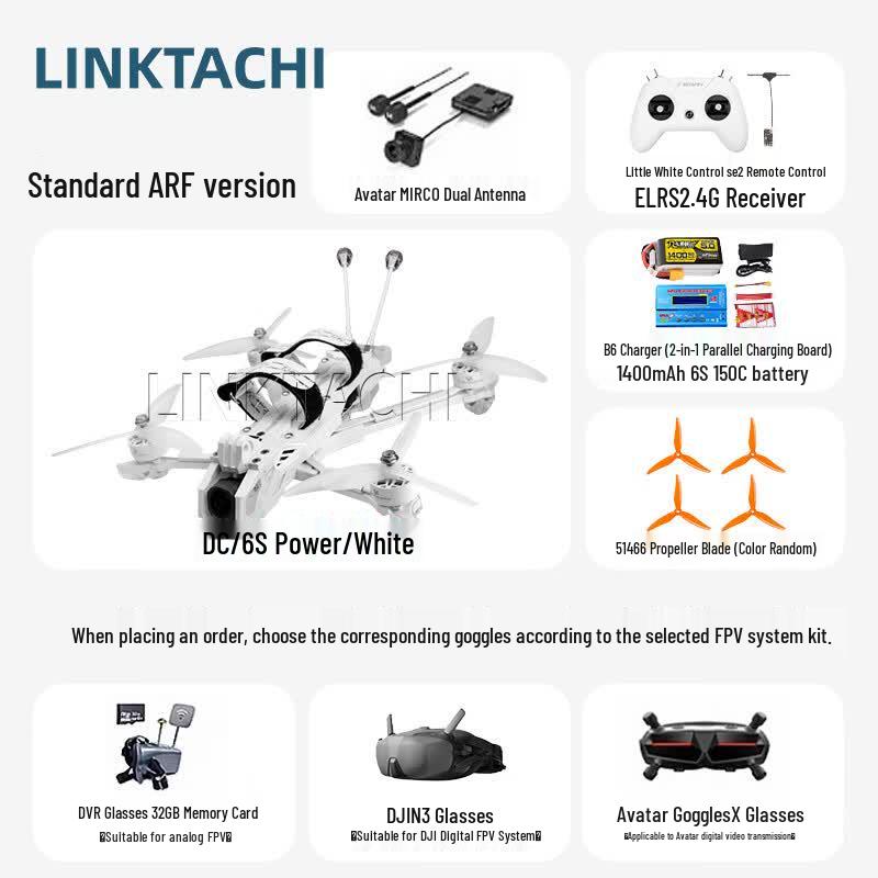 LINKTACHI 5-inch Freestyle FPV Drone Kit
