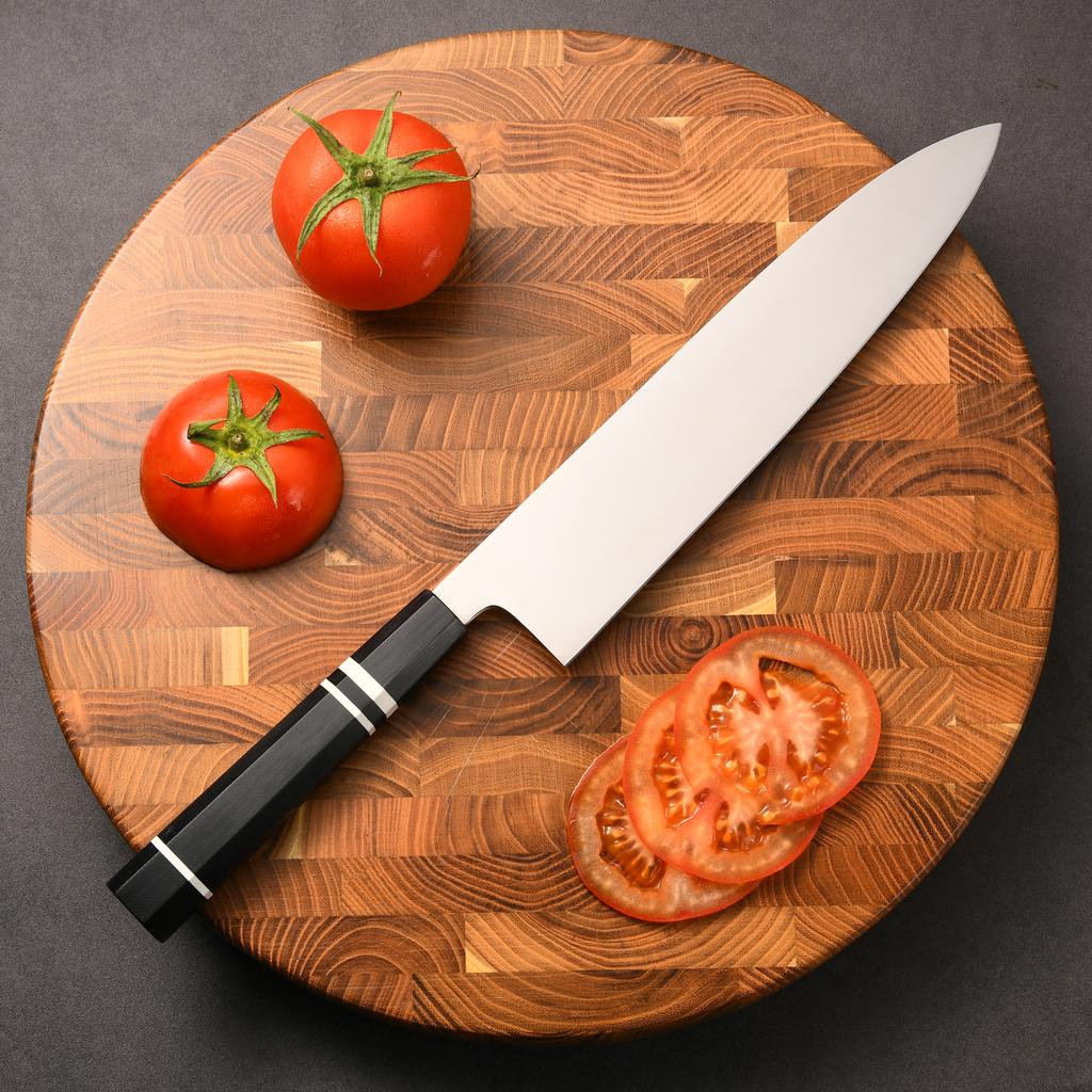 9.5-Inch Traditional Japan Gyuto Multi-purpose Chef Knife with Slip-resistant G10 Handle