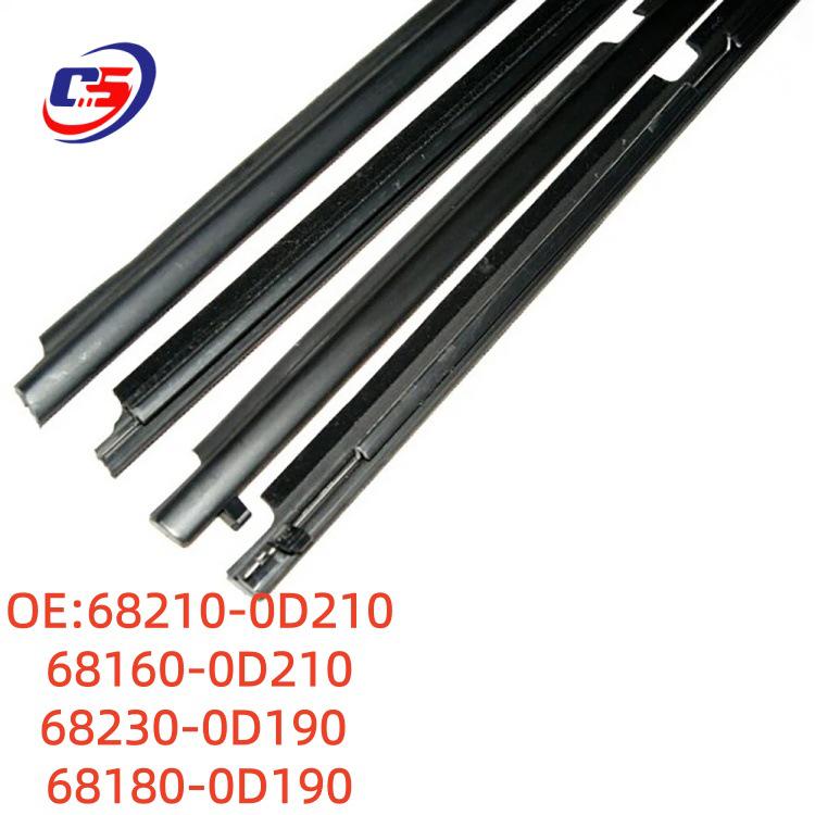 Compatible Toyota Glass Outer Weatherstrip for 68210-0D210, 68160-0D210, 68230-0D190 Models