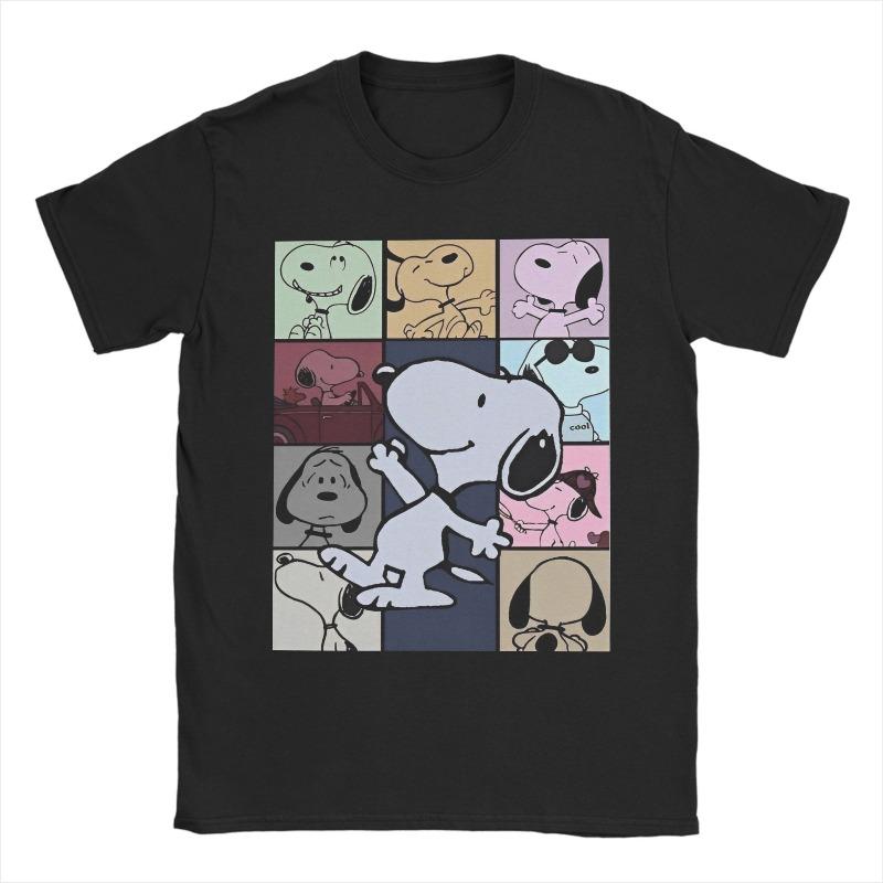 Unisexs Womens Cartoon Snoopy Peanuts TShirt Cotton Printed TShirt Top Casual Fashion Unisex Womens Y2K Harajuku TShirt