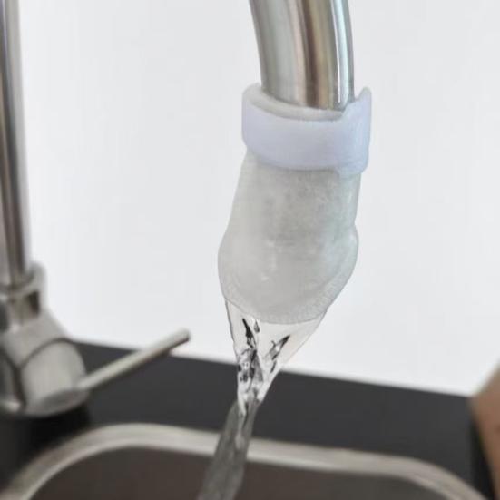 Universal Faucet Water Filter Bag Non-Woven Fabric High-Density Sediment Remover for Tap Water Rust & Particles Anti-Splash Soft Flow Faucet Cover