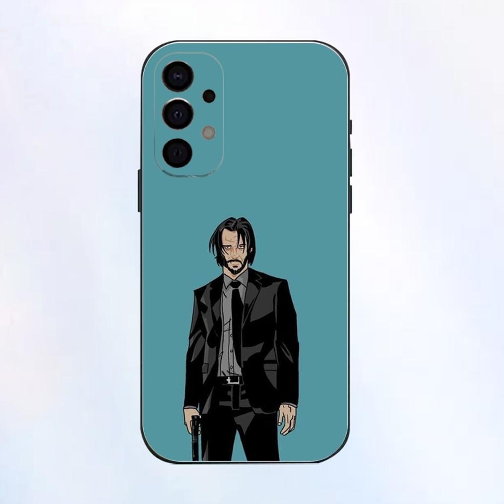 John Wick Phone Case For Samsung S25,S24,S21,S22,S23,S30,Ultra,S20,Plus,Fe,Lite,Note,10,9,5G Black Cover
