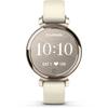 Montre Connectée - GARMIN - Lily 2 - 25,4 X 21,3 Mm - Cream Gold Avec Bracelet Blanc Coco