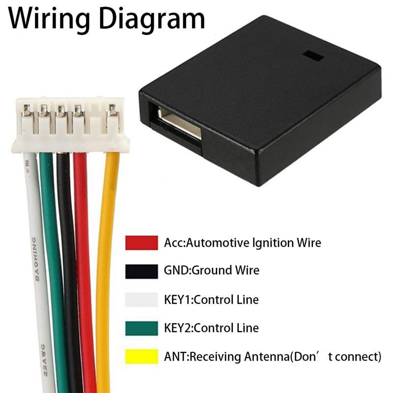 Evrensel Araba Modifiye Kablosuz Direksiyon Simidi Kontrol Cihazı DVD Navigasyon Düğmeleri Uzaktan Kumanda