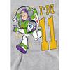 Toy Story Childrens/Kids IÂ´m 11 Buzz Lightyear Heather Birthday Pullover Hoodie