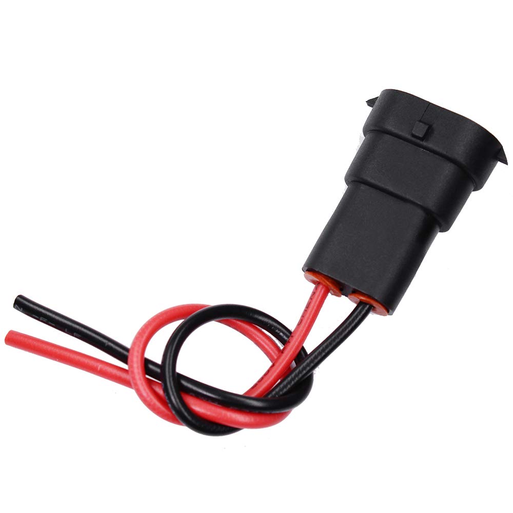 YUNPICAR H11 H8 880 881 Headlight Fog Light Coupler Cable Female Replacement / Processing / Expansion Waterproof Socket (H8/H9/H11 Coupler)