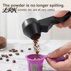 Powder Measuring Scoop with Extended Handle, Precise Quantitative Control Spoon, Sliding Seal Leak-Proof Design, for Coffee Milk Protein Handle