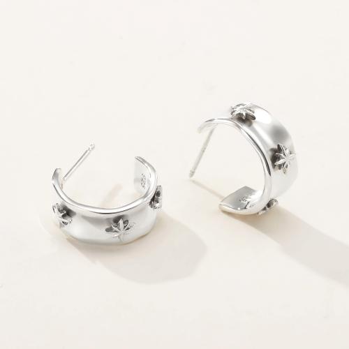 Findelise 925 Signature Etoile Embossed Earrings