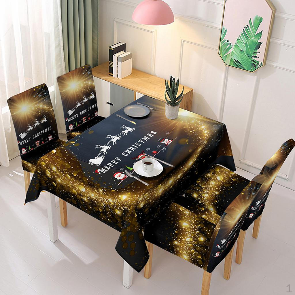 Cloth Decoration Decorative Waterproof Polyester Fiber Christmas for Anniversary Home Dinner Room
