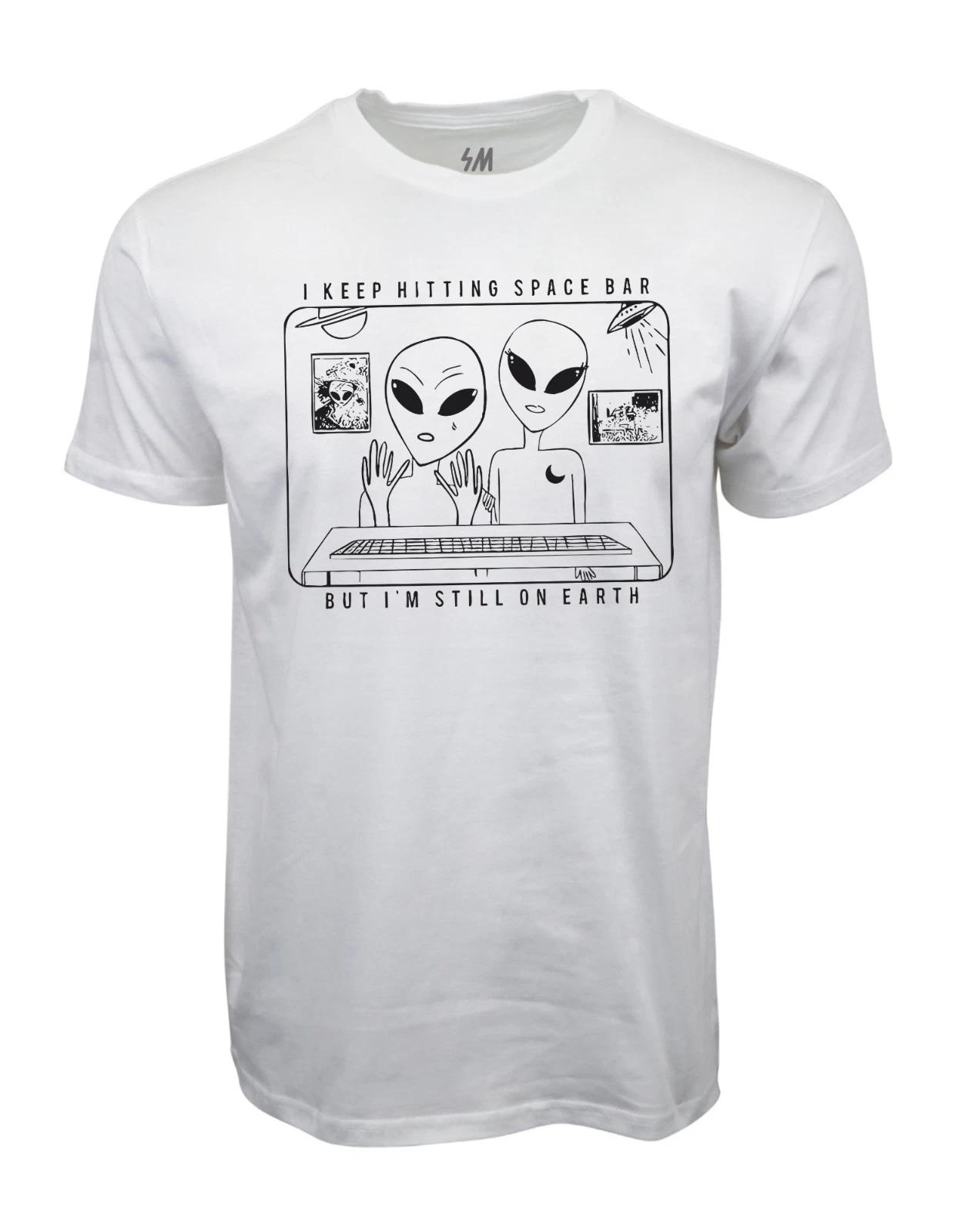 Space Bar Alien Graphic T shirt L