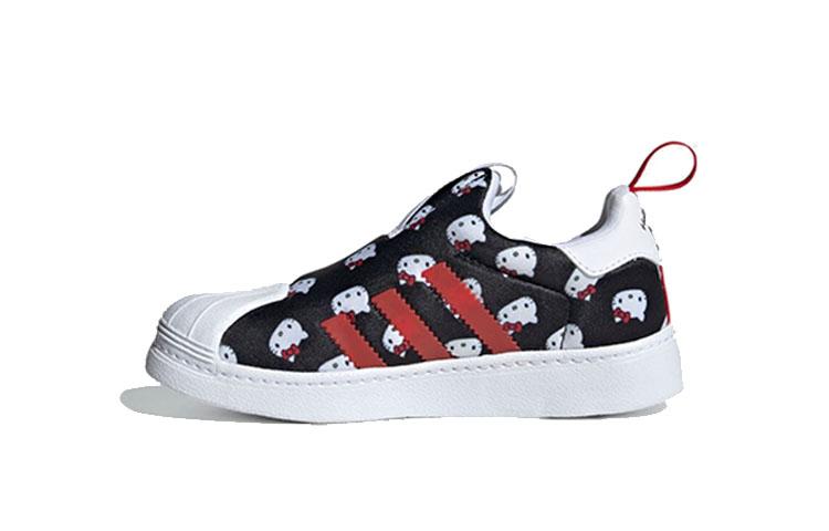 Adidas Superstar 360 Hello Kitty Cloud White Core Black Vivid Red PS GY9212 34