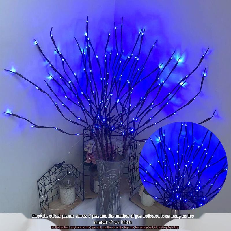 LED Branch String Lights - 20 Heads for Room, Festival, or Vase Decoration