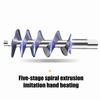3-in-1 Manual Meat Grinder with Sausage Stuffing Tube Table Clamp Meat Grinder Hand-cranked Mincer Home Meat Processing Tool