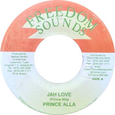 7-Zoll-Schallplatte PRINCE ALLA DONOVAN JOSEPH Jah Love African Princess NONE Freedom Sounds Jamaica Reggae Ska Dub Gebraucht