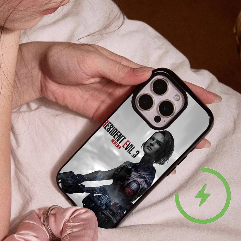 Game R-Resident-es Evil-es Magnetic Charging Cover Phone Case For IPhone 17 16 14 13 12 11 15 Pro Max For Magsafe Wireless