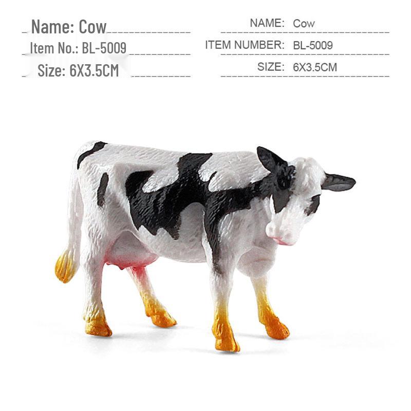 Cross-Border Farm Animal Miniature Model Set: Chickens, Ducks, Geese, Cows, and More