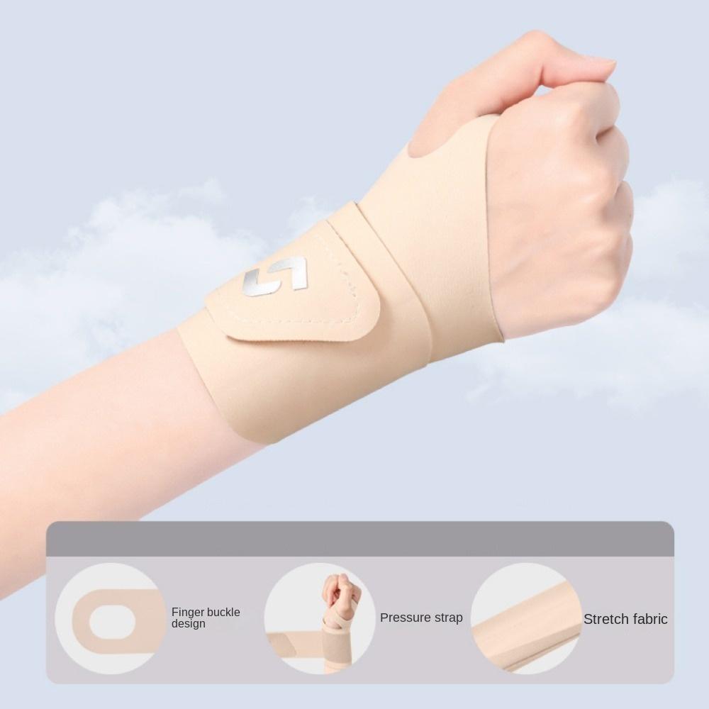Lightweight Elastic Wrist Guard High Elastic Comfortable Thumb Wrist Support Brace Soft Portable Wrist Protectors Band Sportsman