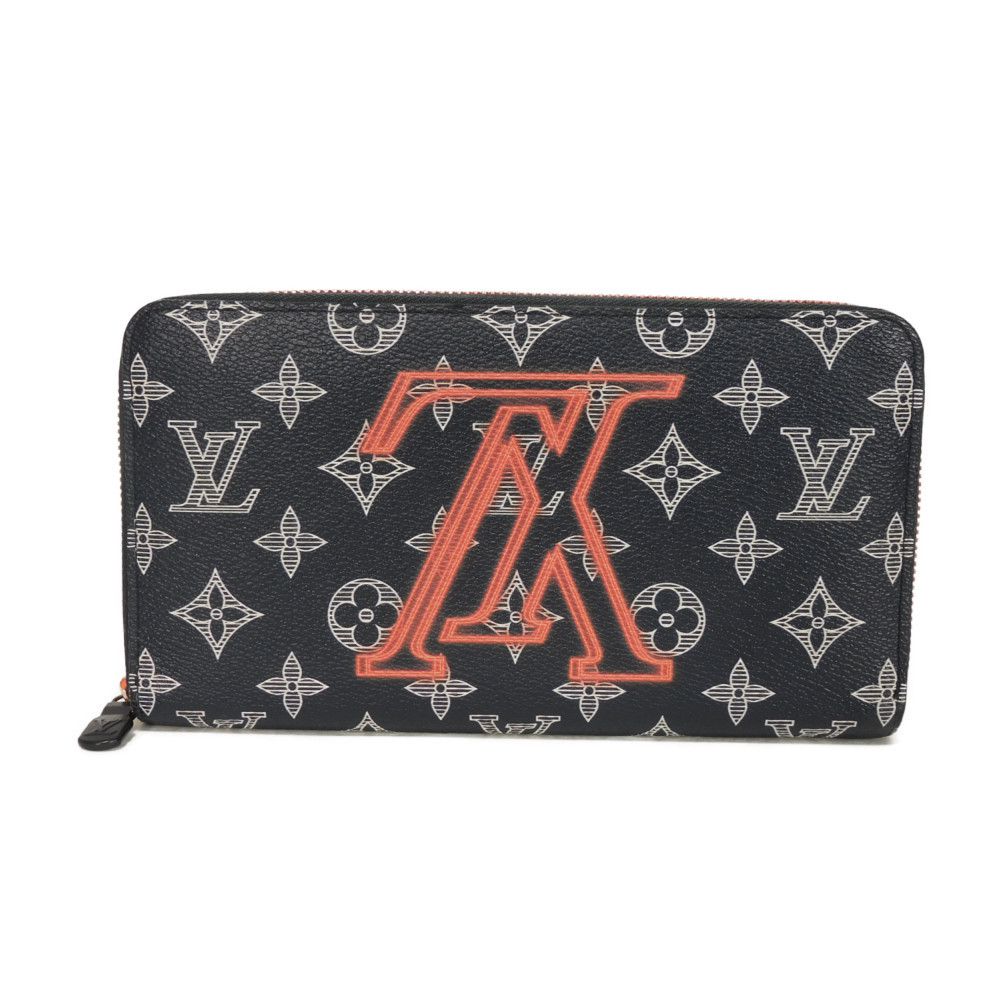 

Вживаний 12564 Zippy Organizer NM M62931 7940 Логотип LV Квітка Темно-синій Рожевий Монограма Чорнило Перевернутий Чоловічий з Японії ОРИГІНАЛ