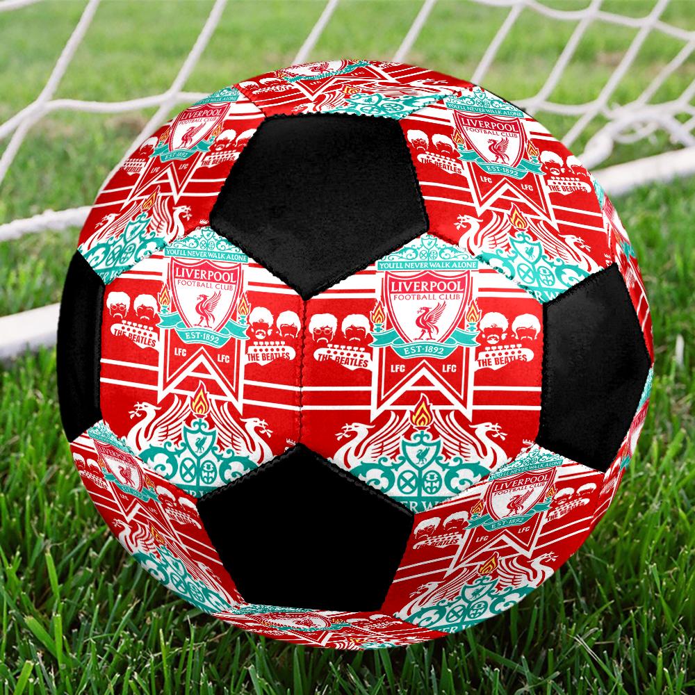 Fußball in Größe 5 mit Liverpool Football Club Thema, geeignet für Spiele drinnen und draußen, ein Geschenk für jeden geeignet.