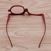 New Rotating Makeup Reading Glasses Women Portable Folding Presbyopia Eyeglasses Fashion Retro Colourful Frame Optical Eyewear