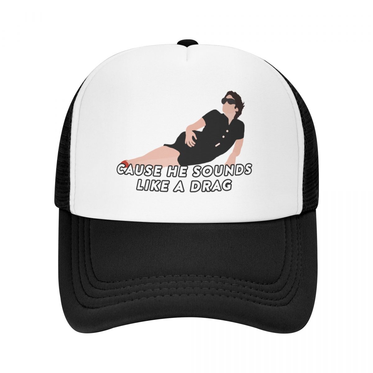

cause he sounds like a drag Baseball Cap fashionable dad hat Golf Hat Male Women S