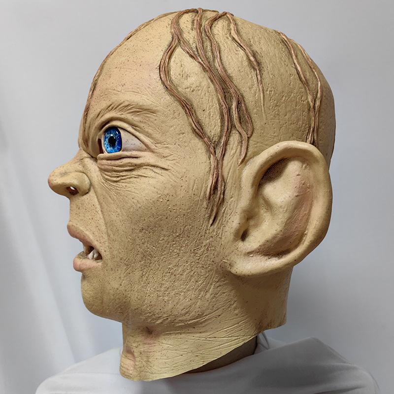 Halloween Lord of the Rings Magic Ring Gululum Mask Horror Zombie Headgear Latex Movie Party Mask Headgear