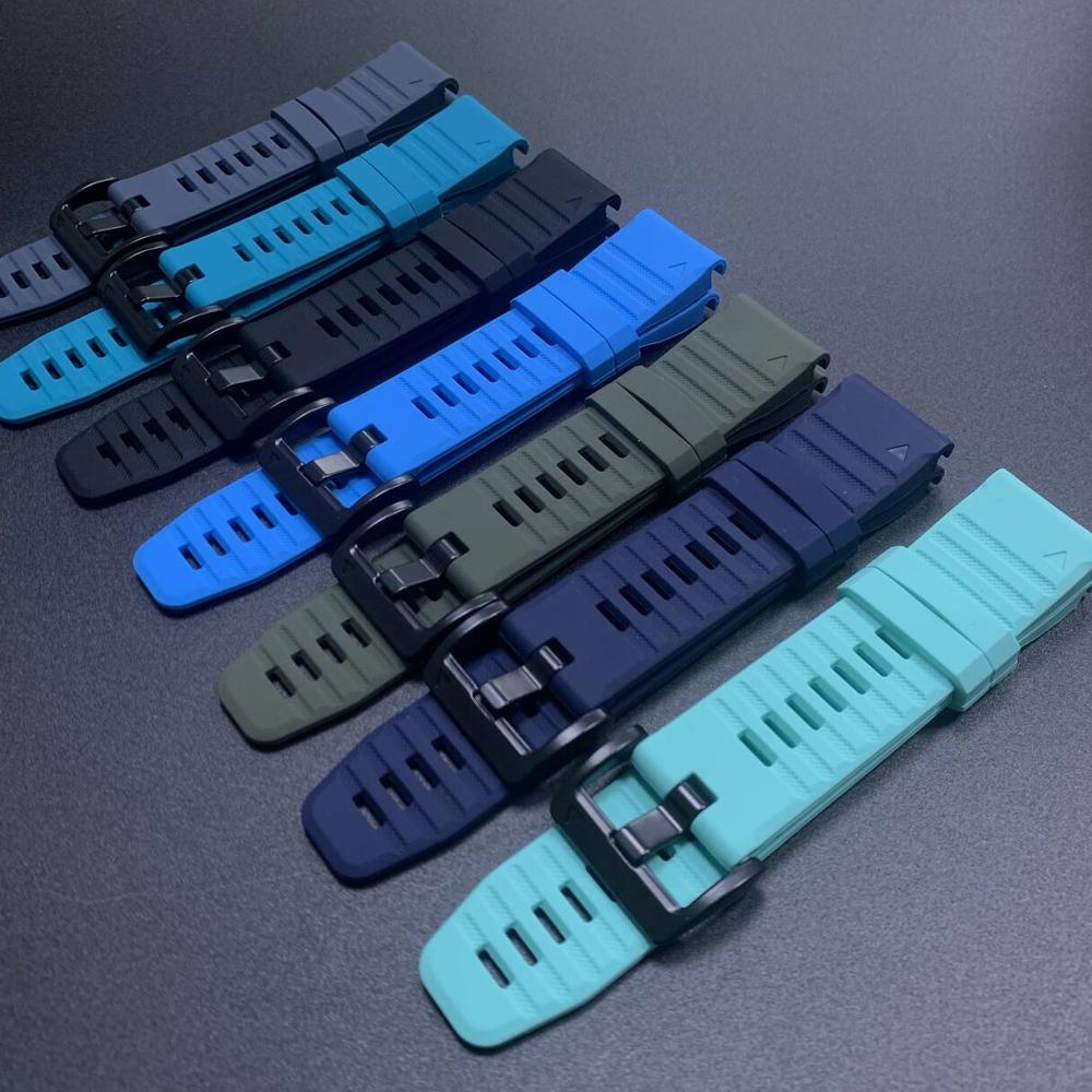 22mm 26mm Silicone QuickFit Sports Strap For Garmin Epix PRO Instinct 3 Quatix/DELTA/TACTIX/Fenix 6XPro 7 E 8pro 5XPlus Bracelet