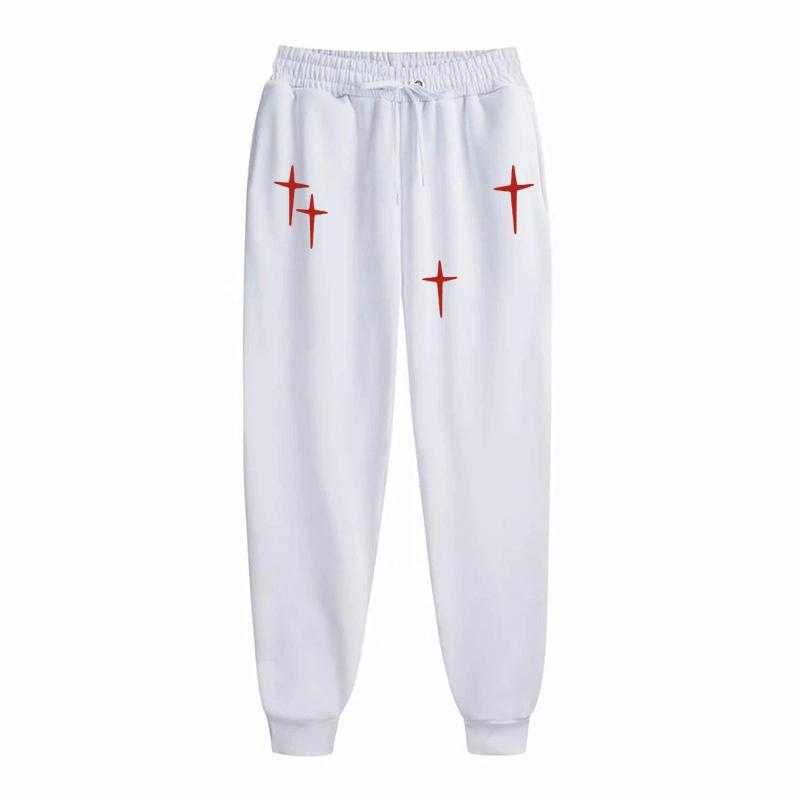 Women Printed Pants Men Harajuku Hiphop Y2K Gothic Casual Loose Fitness Jogging Sport Street Wear Sweatpants Drawstring Pants