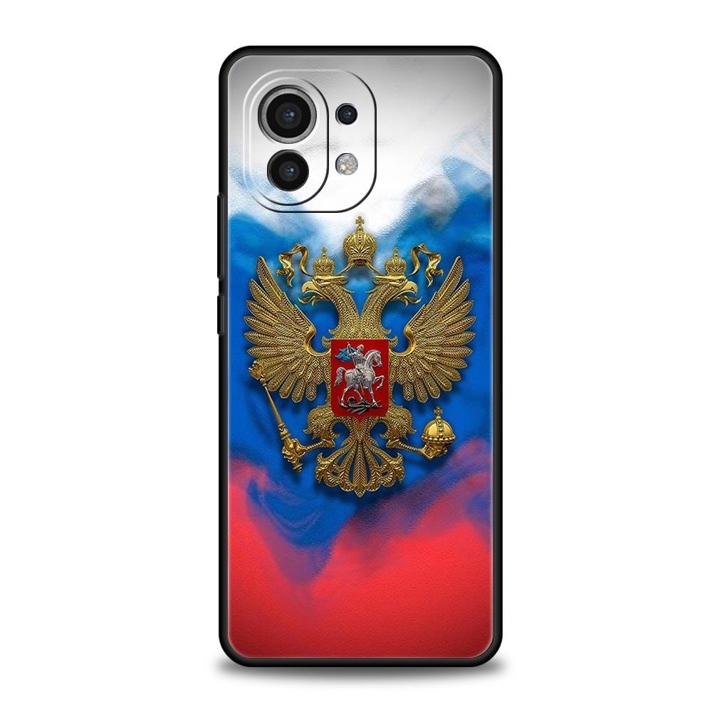 Russian Flag Phone Case For Xiaomi Mi 17 15T 15 14 14T 13T 12T Pro 12 13 Lite 5G 11T Poco X6 X7 X5 Pro Soft Cover
