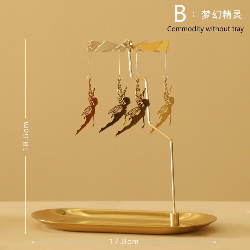 

Поднос вращающийся подсвечник ароматические свечи романтическая прогулка лошадь лампа Европейская ветряная мельница креативные качели подарок на день рождения и свадьбу B