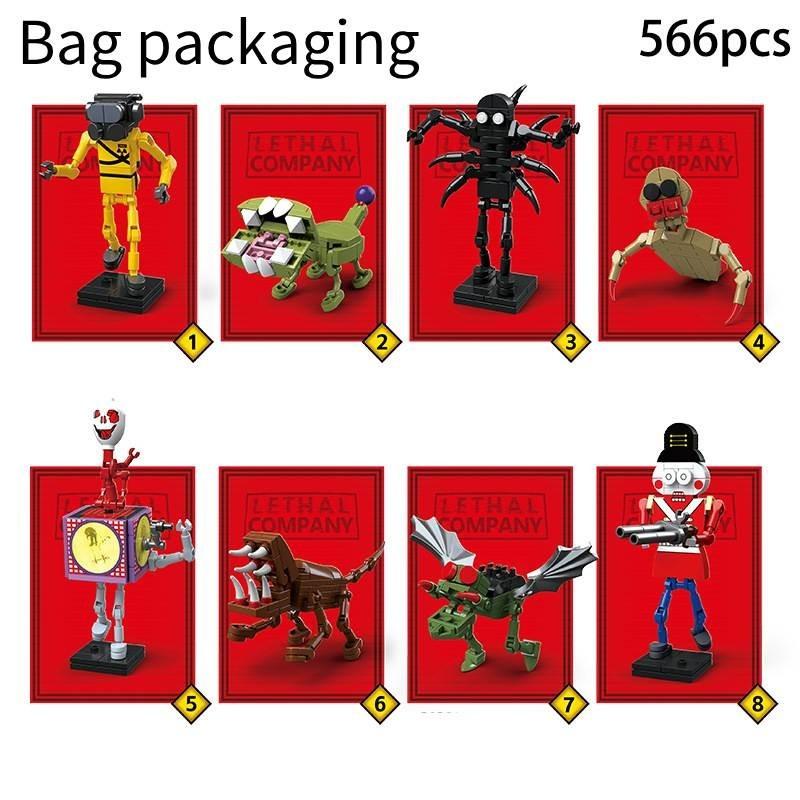 Lethal Company Building Blocks Full Set Of 400-800 Pieces Abs Plastic Material