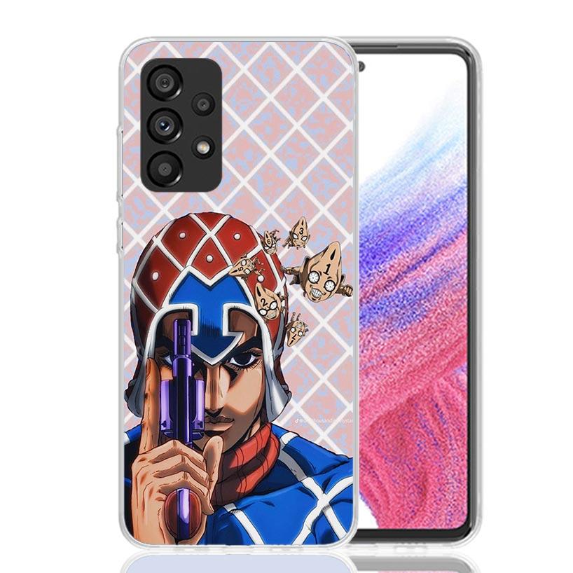 JoJo Adventure Guido Mista Phone Case for Samsung Galaxy A52 A51 A50S A12 A22 A32 A72 A10S A30S A31 A71 Note 20 Ultra 10 Plus S1