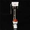Simulation Miniature Bathroom Toilet White Porcelain Mini Toilet Furniture  Decoration