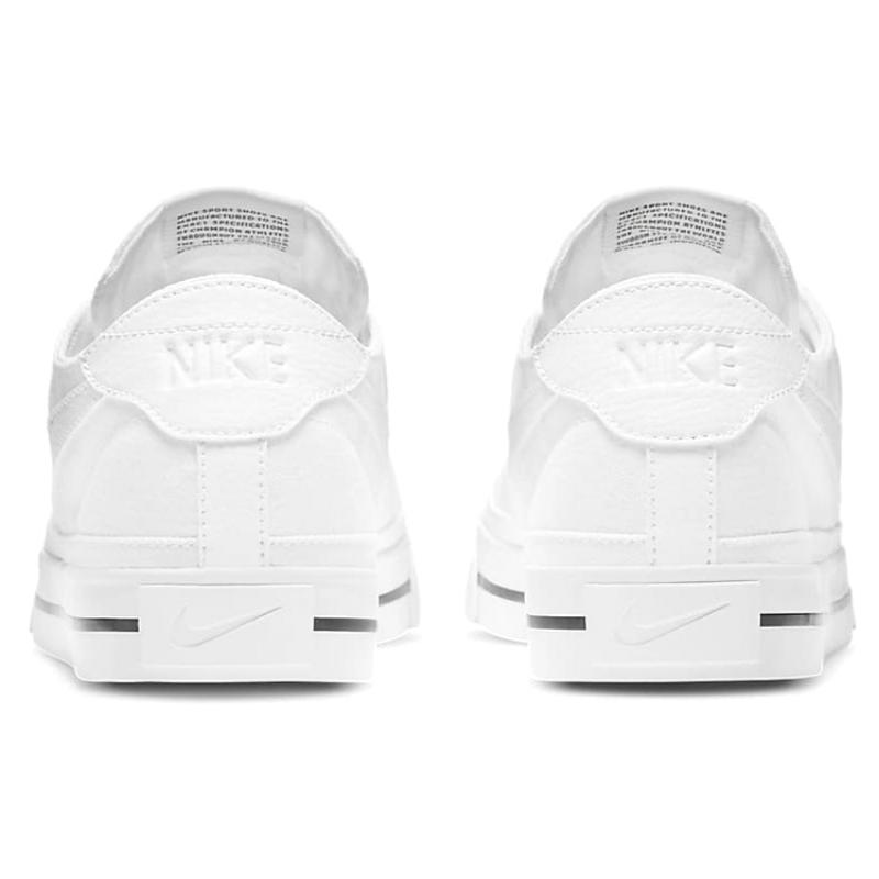Nike Court Legacy Canvas White Black Sneakers CW6539-100