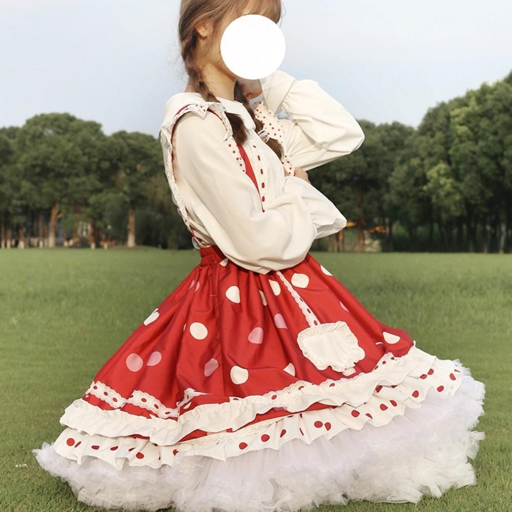 Lolita Women Boneless Puffy Skirt 2 Layer Girls Petticoat Crinoline  Dress Accessories