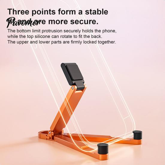 Cell Phone Stand Mini Foldable Keychain, Portable Holder for Pocket Desk, Home Office Travel Desk Accessory