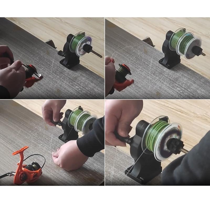 Reel Spool System Tackle Winders Spooling Station Tool Adjusted Fishing Line Spooler Fishing Line Winders
