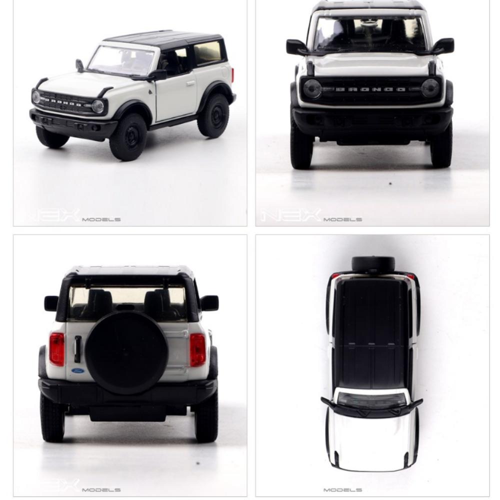 Welly Ford Bronco Model Diecast Zabawka Mini Samochodzik Pull Back 105 x 40 mm