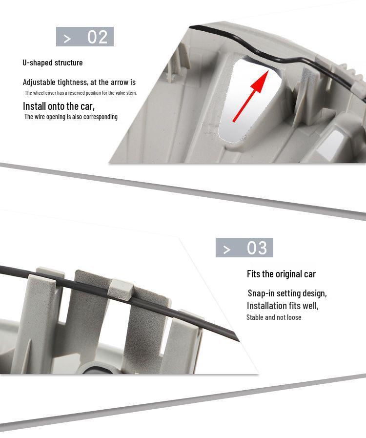 13-Inch Wheel Cover for Wuling Zhiguang EV: Steel Protective Cap for New Energy Vehicles