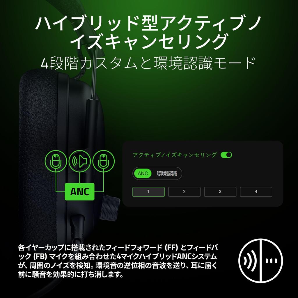 Razer BlackShark V3 Pro Wireless Gaming Headset with 2nd Generation HyperSpeed 2nd Generation TriForce Biocellulose 50mm 12mm Battery and Wired