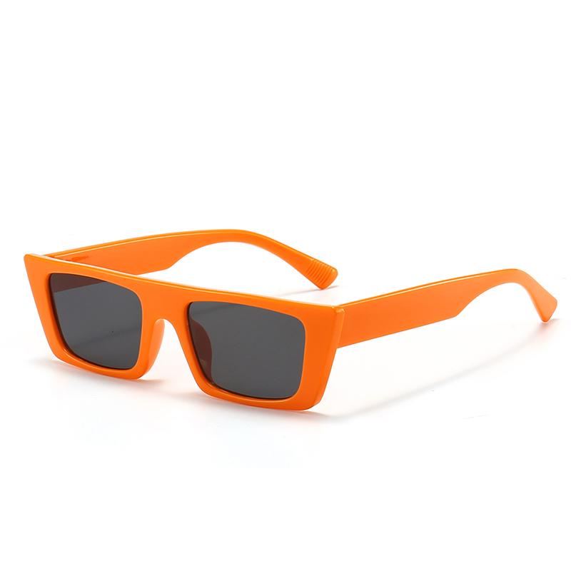 Vintage Fashion Colorful Square Sun Glasses Women Men Small Fresh Brand Designer Sunglasses Beach Travel Female Male Eyeglasses