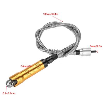 Esnek Şaft Döner Alet Eklentisi Gravür Esnek Şaft 0.24 İnç/6MM Esnek Şaft El Aleti Elektrikli Alet Mini Öğütücü Aksesuarları